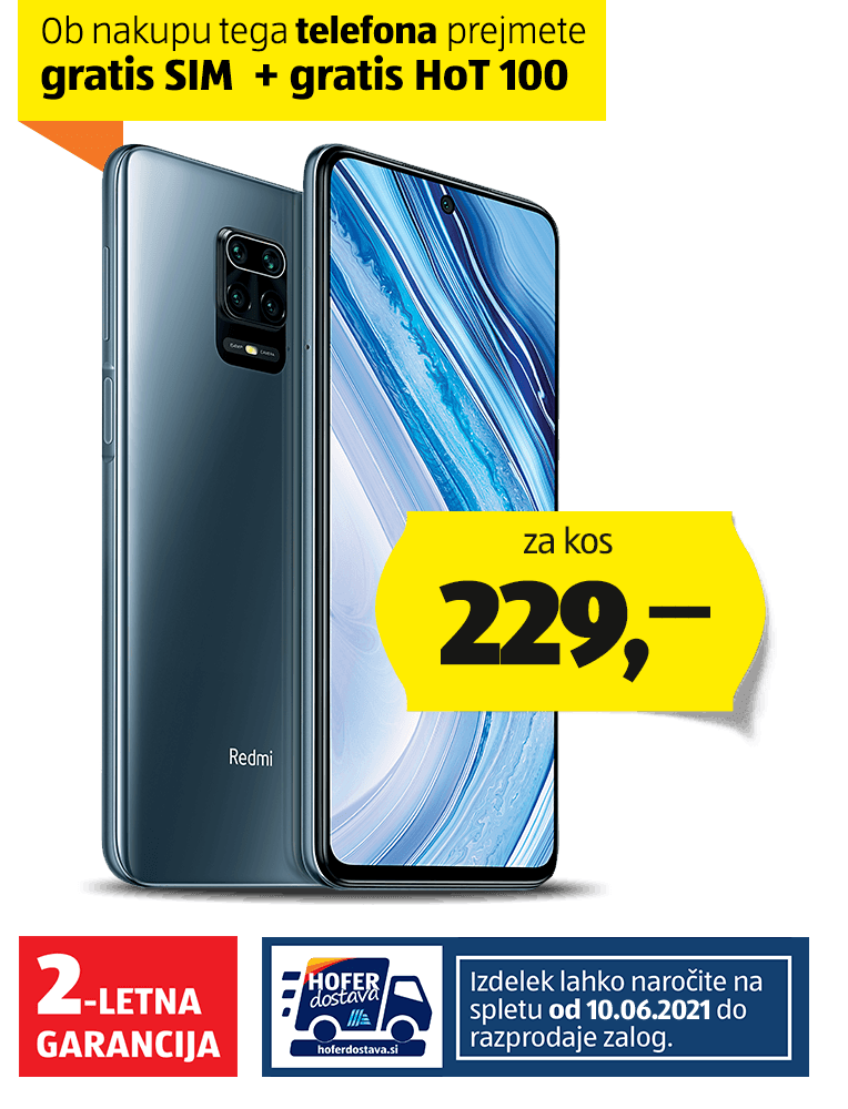 Mobilni telefon Redmi Note 9 Pro