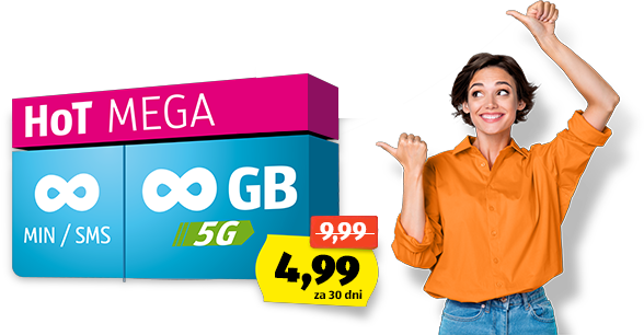 MEGA: NAJBOLJŠI NEOMEJENI MOBILNI PAKET V SLOVENIJI!