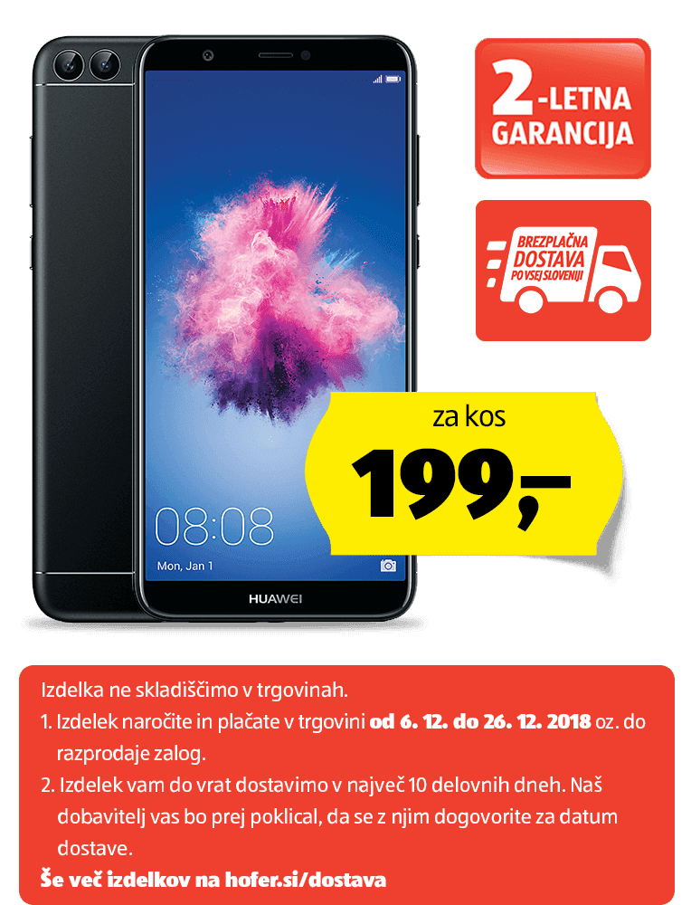 HUAWEI Pametni telefon Y6 2018